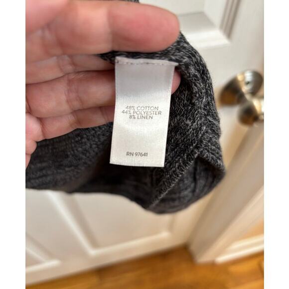 NWT J. Jill Pure Jill Women S Linen Blend 3/4 Sleeve Long Open Front Cardigan - Picture 4 of 8